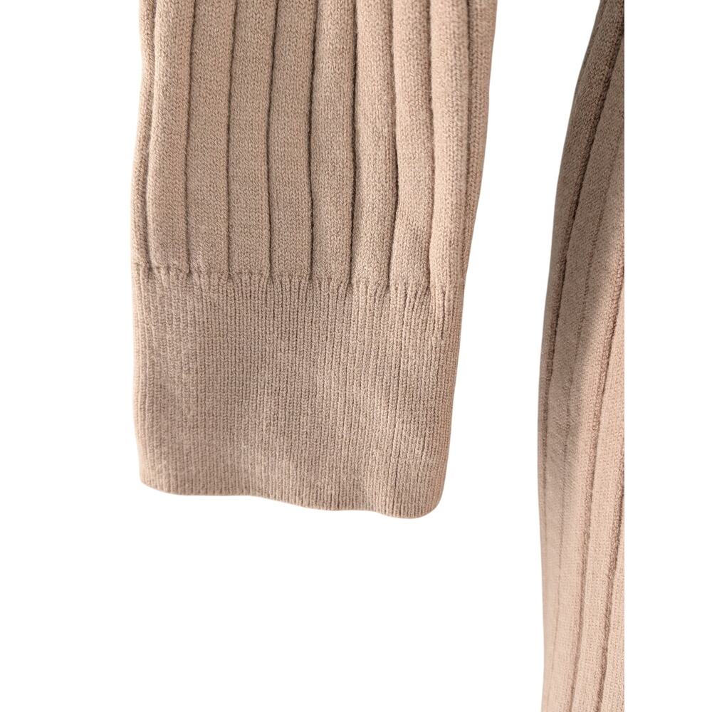 WAYF Dede x Emily Holly Ribbed Knit Midi Dress Long Sleeve - Picture 9 of 14
